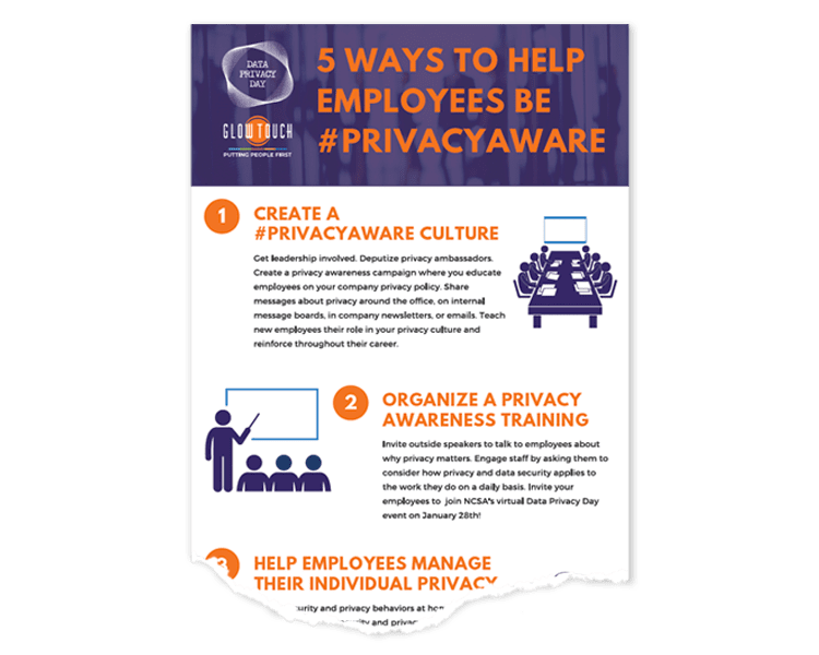 5 Ways to Help Employees Be Privacy Aware Tip Sheet